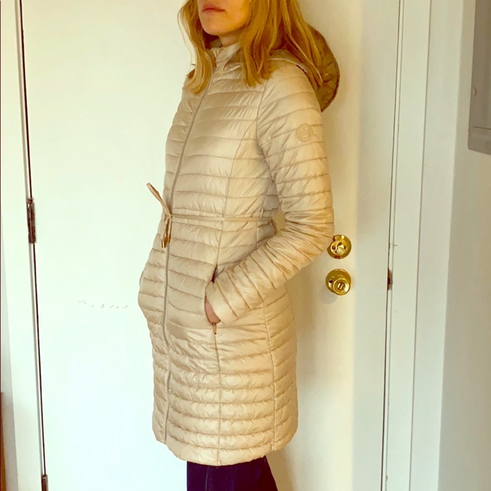 Marx long nylon puffer coat